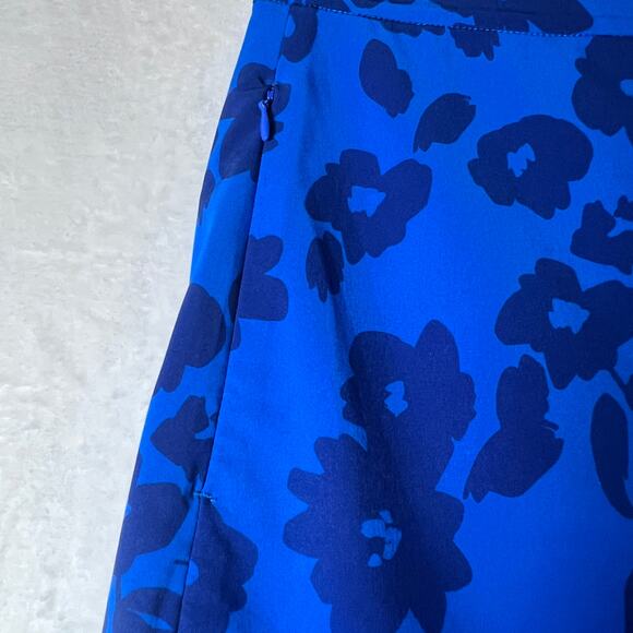 G/Fore Floral Print Golf Skort Blue Women’s Size 2 Performance Activewear - Picture 5 of 6